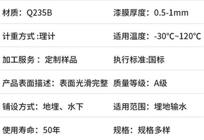 嘉峪关热浸塑钢管厂家产品性能特点